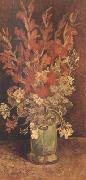 Vincent Van Gogh, Vase with Gladioli and Carnations (nn04)